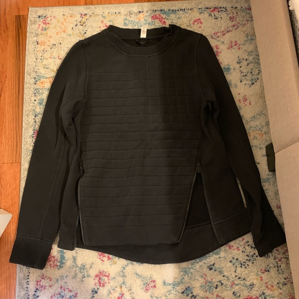 LULULEMON Black Sweater With Zippers On The Side (4)
